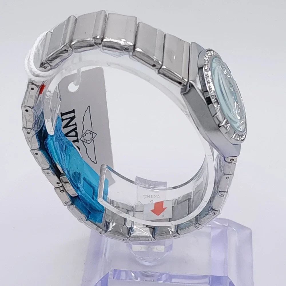 Invicta 70263 Women's Turquoise Dial Watch 27.8mm Silver Bracelet